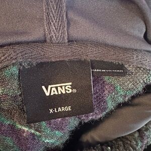 Vans Black and Green X-Large Hoodie